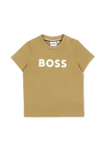 Футболка с принтом Boss Kidswear, Beige