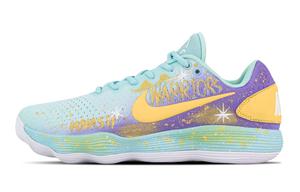 Nike Кроссовки для баскетбола React Hyperdunk 2017 мужские низкие желтый/белый