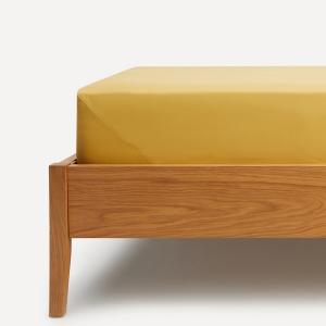 Простыня на подгонке El Corte Inglés Nuestro Mejor Precio, горчичный