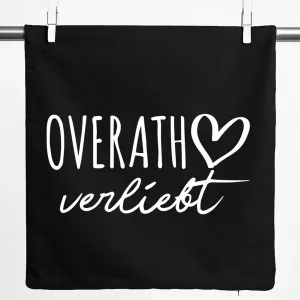 Наволочка Huuraa Overath in Love Gift 40x40 см, черная, хлопковая Overath Present Hellweg Druckerei