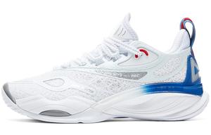 Баскетбольные кроссовки женские низкие Great White/темно-синие Peak