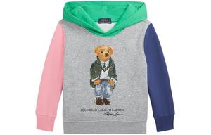 Polo Ralph Lauren Свитшот SS24 Heather Gray Kids'