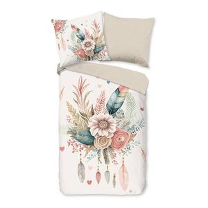 Постельное белье Good morning Videl, renforcé - ecru - 135 x 200 см + подушка 80 x 80 см