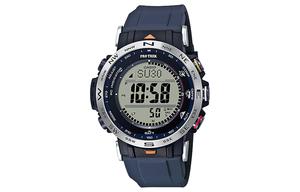 Casio PRO TREK Collection Кварцевый механизм Наручные часы с ремешком из смолы Мужские часы Серый циферблат
