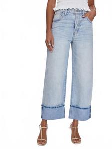 Райдер Высокие зауженные джинсы с манжетами в цвете Санрайз PISTOLA, Sunrise