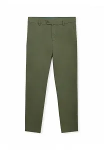 Эластичные брюки чинос с микроузором Brooks Brothers, Olive