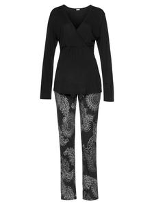 Пижама VIVANCE DREAMS, цвет schwarz-weiß-gemustert