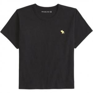 Футболка женская Abercrombie＆Fitch, черный