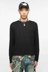 Джемпер с круглым вырезом из кашемира Acne Studios, Black