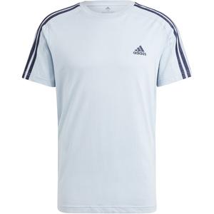 Футболка первой необходимости, одинарный джерси, 3 полоски Adidas, цвет wonblu