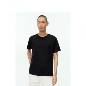 Футболка летняя Arket с короткими рукавами и круглым вырезом, черный