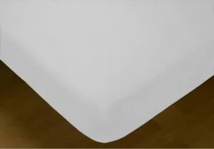 Простыня на резинке IRIS, белая, размер кровати 105 см Hosteline