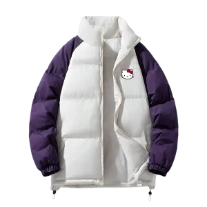 Hello Kitty Hello Kitty SS25 пуховик Unisex Sanrio, фиолетовый