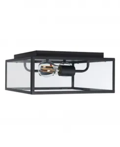 Уличный потолочный светильник Rinnah 30 см Safavieh, черный