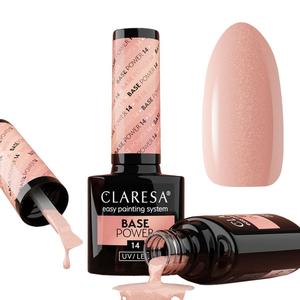 Claresa, Base Power 14, Бескислотная основа для наращивания гибридных ногтей, 5 г