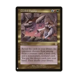 CCG Проход с гидом ( клавиша R), MTG - The List Reprints