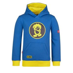 Толстовка Trollkids, цвет kosmosblau/gelb