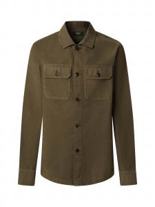 Hackett London Куртка межсезонная 'Heritage Twill' в цвете Olive
