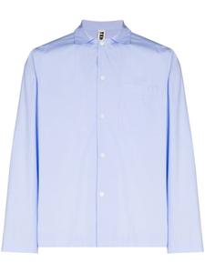 TEKLA пижамная рубашка, синий