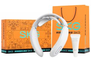 Массажер для шеи защита шеи и плеч горячий компресс импульсный портативный K3 SKG, серый