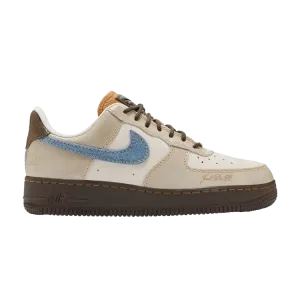 Кроссовки Nike Wmns Air Force 1 07 LXLove & Peace Pack, кремовый