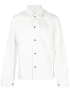 Джинсовая рубашка на пуговицах JIL SANDER, белый