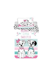 Постельное белье Cofi 101 Dalmatiner, 100x135 см, белый