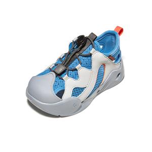 Противоскользящие, износостойкие, дышащие низкие детские ботиночки для малышей GINOBLE, синий/светло-серый/темно-серый