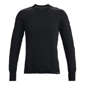 Толстовка intelliknit run sweater 'black' Under Armour, черный