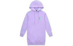 Женское фиолетовое платье с длинными рукавами MLB, фиолетовый