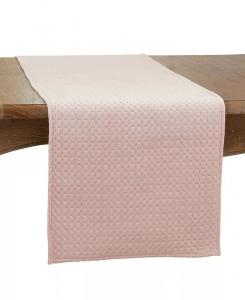 Длинная настольная дорожка с бархатным дизайном Pinsonic, 72 x 16 дюймов Saro Lifestyle, розовый