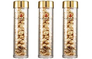 Yilishabaiyadun золотые капсулы с золотым эссенцией набор из 3 штук уход за кожей успокаивающее увлажнение питание примерно 90 штук Elizabeth Arden