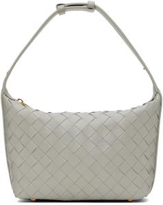 Серая мини-сумка на плечо Wallace Bottega Veneta