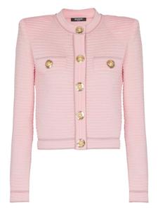 Balmain укороченный кардиган, розовый