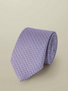 Текстурированный шелковый галстук Charles Tyrwhitt, Lilac Purple