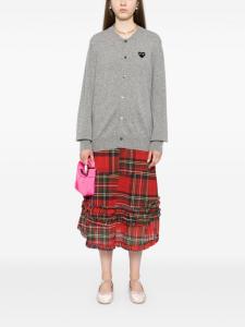 Comme Des Garçons Play шерстяной кардиган, серый