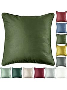Декоративная подушка JACK Deko 45x45cm Samt inkl Füllung Einfarbig, хаки