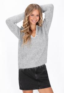 Джемпер IZIA Jumper, Light Grey Melange/Mottled Light Grey
