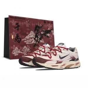 Nike Initiator CNY Wine Shadow, универсальный монстр текстиль, синтетическая кожа, устойчивая к истиранию, дышащая, низкий верх