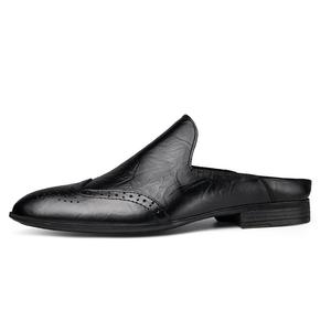 PAIBLOKS Тихие устойчивые к истиранию нескользящие закрытые тапочки унисекс черные с текстурой Black-Grip, цвет Black-Grip Texture