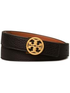 Tory Burch ремень с пряжкой-логотипом, черный