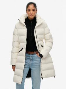 Городская куртка средней длины с утеплителем Superdry, Off White