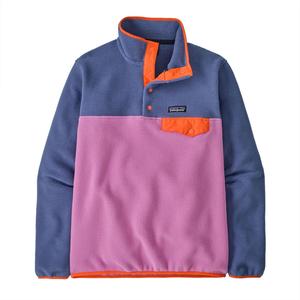 Легкий женский флисовый пуловер Synchilla Snap-T Patagonia, Brisk Purple