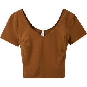 Футболка Align для йоги женская Lululemon, коричневый