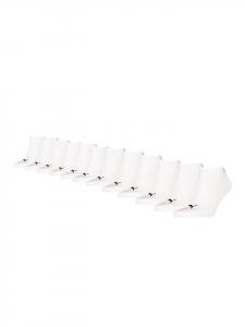 Носки PUMA UNISEX SNEAKER PLAIN 9P белого цвета