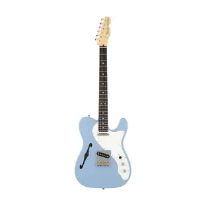 Электрогитара Fender MIJ Limited Kusumi Color Telecaster Thinline, гриф из палисандра, цвет Kusumi Blue