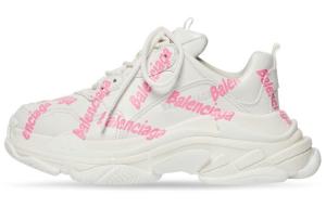Кроссовки Balenciaga Women's Triple S 'Logotype - White Pink'
