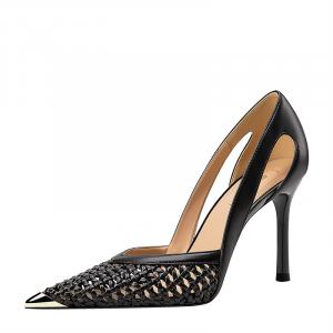 Li Ke Тонкие каблуки на шпильке женские черные 8 см, цвет Black 8CM