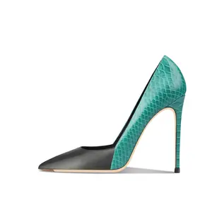 Женские туфли на тонком каблуке и высоком каблуке Siwei, Blue