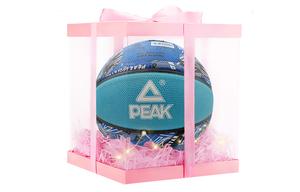 PEAK Резиновый баскетбольный мяч blue gray размер 7 тренировочный unisex